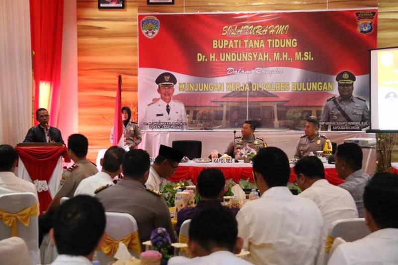 Silaturahmi Pemerintah Kabupaten Tana Tidung dengan Polres Bulungan